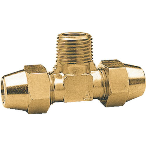 アソー ASOH 二方フレアーチーズ PT3/8XΦ6 FT-2306 [730-553948](3)