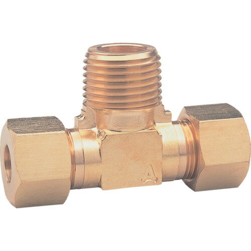 アソー ASOH 二方リングチーズ PT1/4×Φ9.53 RT-2203 [730-550916]