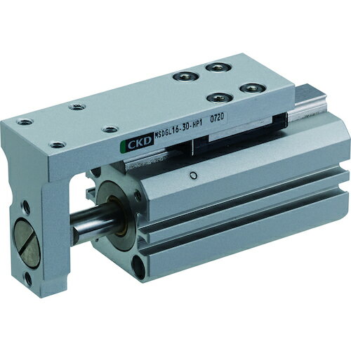 CKD 【キャンセル不可】高耐久機器 小形コンパクトシリンダ ガイド搭載形 スイッチ用マグネット内蔵 MSDG-Lシリーズ HPシリーズ MSDG-L-16-30-HP1 [742-00029407]