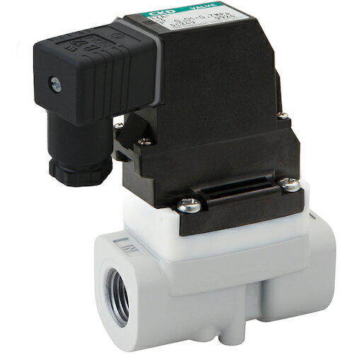 CKD 【キャンセル不可】圧縮空気用パイロット式2ポート電磁弁 アルミボディ EXA-10N-02GSB-3 [742-00094477]