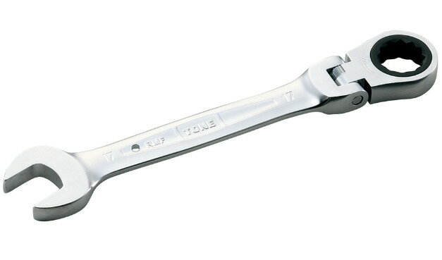 イチネンTASCO タスコ 首振ラチェットめがねレンチ TA734FC-10 [818-412394]