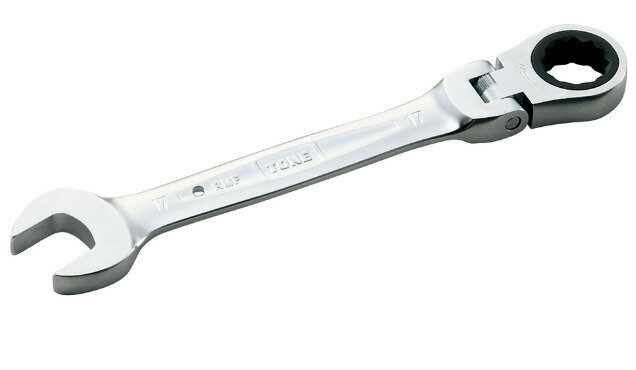 イチネンTASCO タスコ 首振ラチェットめがねレンチ TA734FC-15 [818-412448]