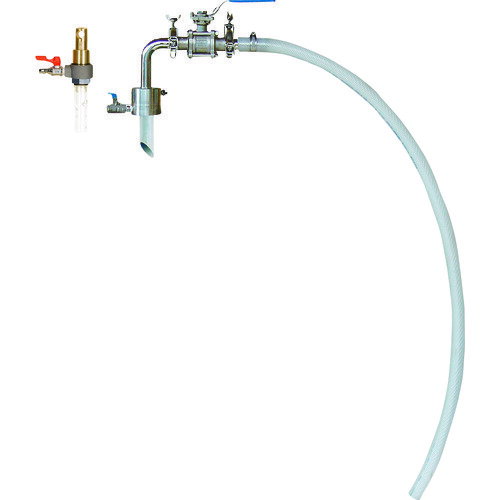 アクア 【個人宅不可】 アクアシステム 吸入専用 エア式ドラムポンプ セパレート型 APDQS-1S [883-115290]