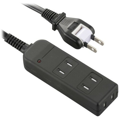 オーム電機 【別途送料】 【個人宅不可】 OHM 3口1mタップ黒TKSFK22 HS-TK31SFK-22 [919-016170]