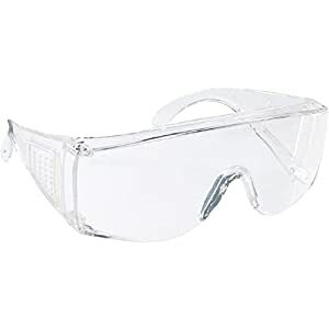 日本製紙クレシア 一眼型保護メガネ（オーバーグラスタイプ） クリーンガード 一眼型保護めがねV10 ユニスペック 67611 [I270303]