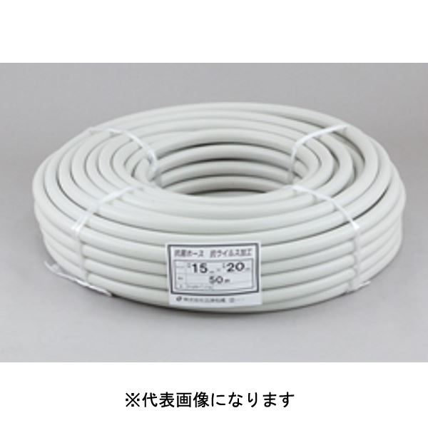 三洋化成 抗菌ホース抗ウィルス加工　8×12 KKU-812K100WG [973-171951](4)