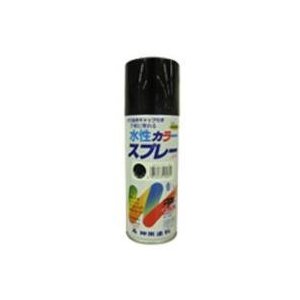 シントー 水性カラースプレー ブラック 300ML 2905-0.3 [992-290051]