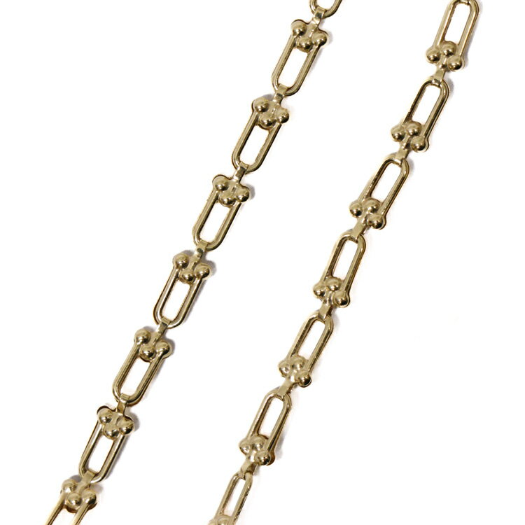 【中古】デザインチェーン ブレスレット レディースアクセサリー K18 ゴールド 6018624m