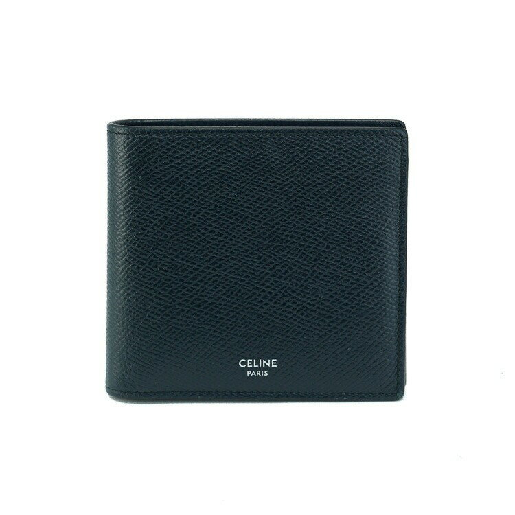 Other - CELINE 二つ折り財布 札入れ コンパクトウォレット 10B65 レザー ダークネイビー 濃紺 ブランドウォレット 5s42410MT【中古】