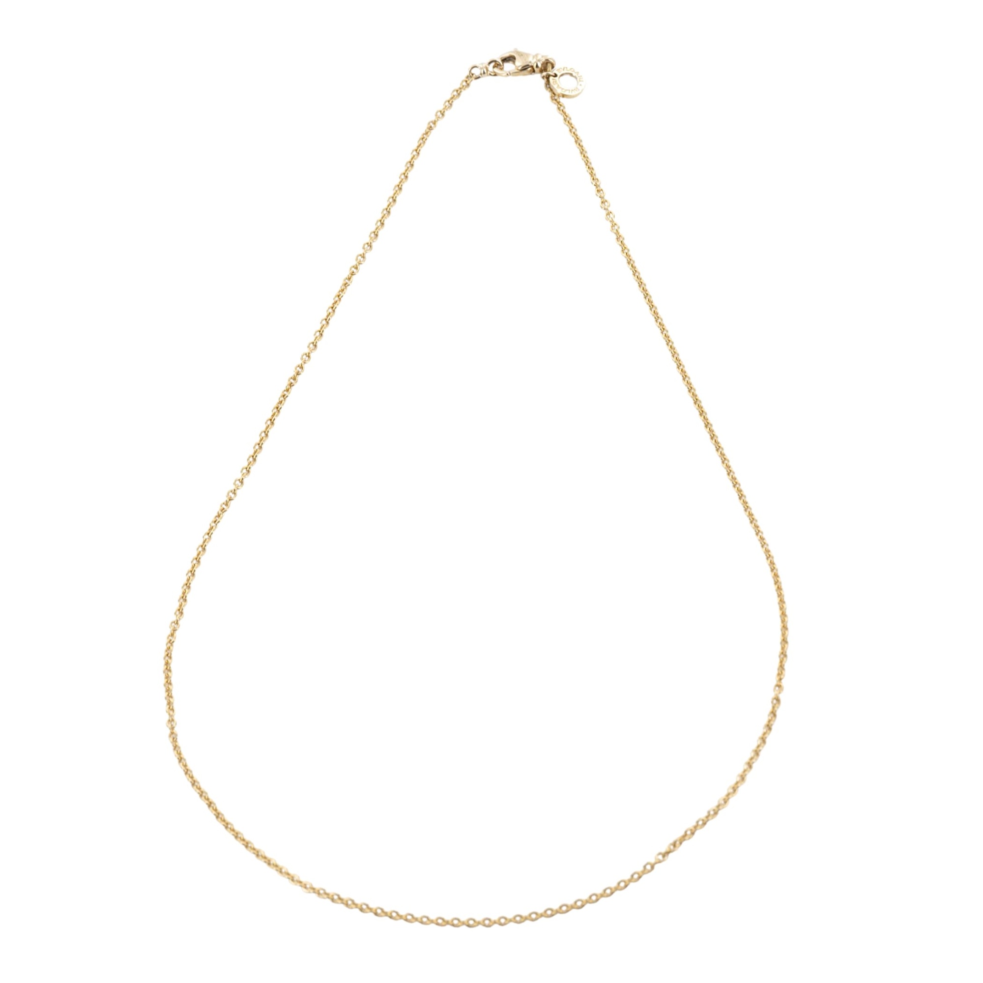 Rakuten - 【美品】BVLGARI ビーゼロワン チェーン ネックレス レディースジュエリー アクセサリー K18 750YG イエローゴールド 6F3220 【中古】
