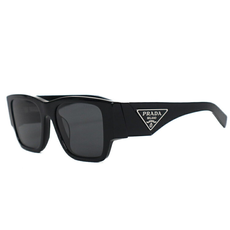 Rakuten - 【美品】PRADA サングラス スクエア 1AB-5S0 ブラック 55□19 140 ブランド小物 プラダ 6242726m【中古】