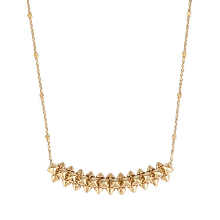 乐天商城 - 【美品】 カルティエ Cartier クラッシュ ドゥ カルティエ ネックレス MM ミディアム K18PG ピンクゴールド ペンダント レディース ジュエリー 6345453j【中古】