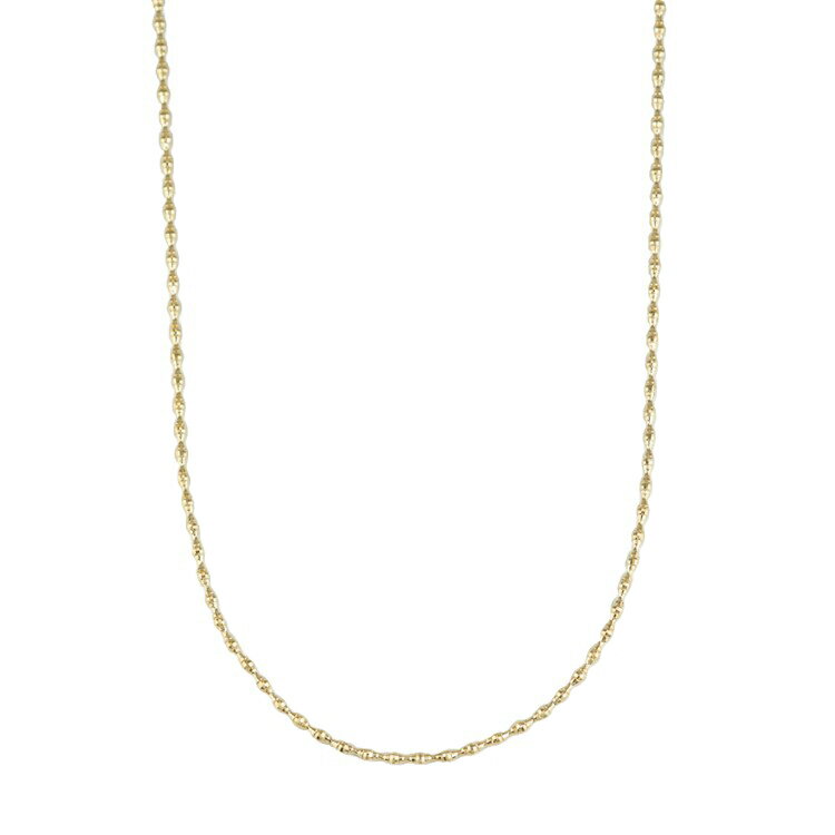 ブランドネックレス　 商品名カット ボールチェーン ロング ネックレス 素材K18 サイズ・全長：70cm・幅：2.4mm・重さ：6.9g ※メジャー採寸の為、多少の誤差はご了承下さい。 状態A　美品　 状態説明若干の小キズはございますが、コンディション良好な綺麗な状態です。 商品紹介カットボールチェーンが繊細な輝きを放つネックレスです。シンプルなデザインで幅広いスタイルに合わせやすく、一本ではもちろん、お手持ちのネックレスとの重ね着けにもおすすめです。 返品規定お客様都合の返品OK到着後3日以内に連絡返送送料のみお客様負担 保証自然故障1ヶ月保証到着後3日以内に店舗レビューを書くと1年保証にグレードアップ 管理番号：6347270m 愛知県公安委員会 古物商許可第541030A35500号◆質問対応時間◆年中無休　10：00～18：00 ランク 状態基準 N 新品商品です。 S 未使用/新古品。未使用品ですが展示・保管による軽微な状態変化がある場合がございます。 SA 新品同様/ほぼ未使用品。使用感がほとんどなく、非常にきれいな状態です。 A 美品/非常に状態の良い中古品。 使用に伴うスレ、小キズ、薄汚れ等が見られる場合がございますが、全体的にきれいな状態です。 AB 良品/一般的な使用感があるが比較的きれいめの中古品。 スレ、キズ、汚れ、型崩れ等が見られる場合がございます。 B キズやヨゴレなど全体的に使用感が見られる中古品。使用に支障はない程度のダメージがございます。 BC 状態難あり/かなり使用感のある中古品。 目立つキズ、汚れ、破れ、劣化等が見られる場合がございます。 C ジャンク品/動作不良や大きなダメージがある商品です。基本、現状渡しとなります。