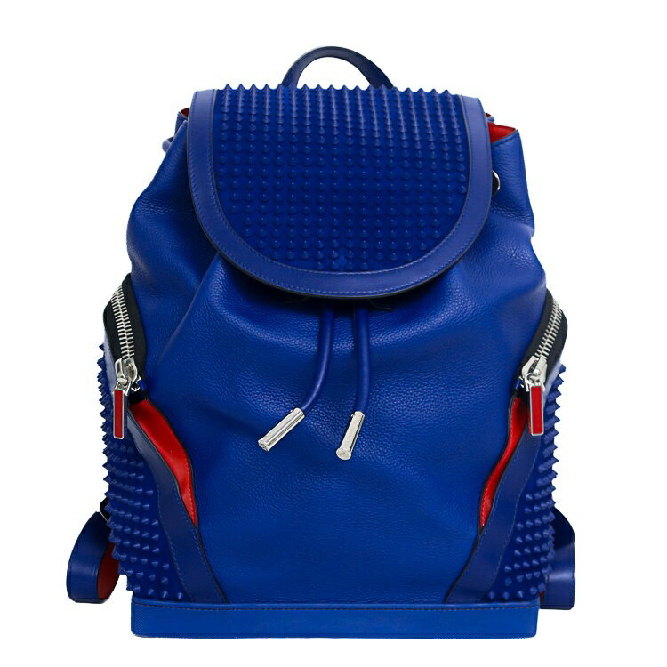 Christian Louboutin クリスチャンルブタン エクスプローラーファンク リュックサック バックパック ブルー スタッズ Explorafunk メンズ 633617m