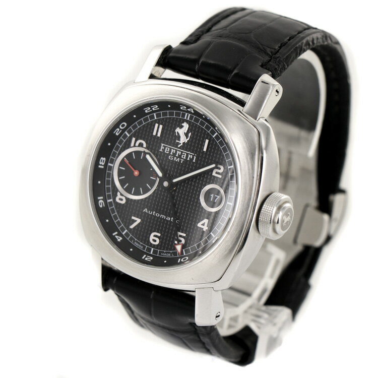 【中古】パネライ　メンズ腕時計 　フェラーリ　グランツーリズモ GMT　FER00003　世界750 ...