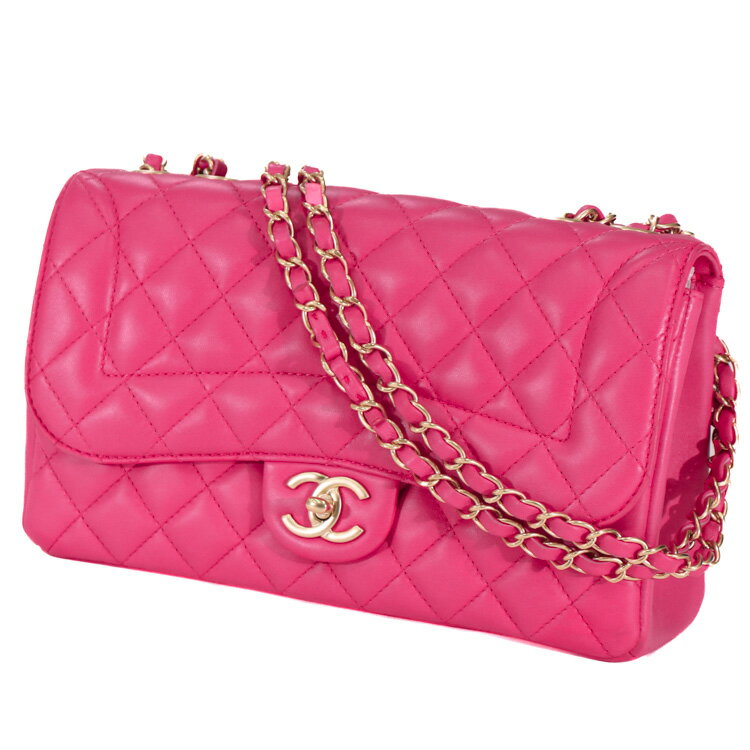 【中古】シャネル　マトラッセ　チェーンショルダーバッグ　レディースバッグ　ショルダーバッグ　2165****　2015年　ラムスキン　レザー　ピンク　バッグ　ブランドバッグ　鞄　sw23-0100-C1のサムネイル