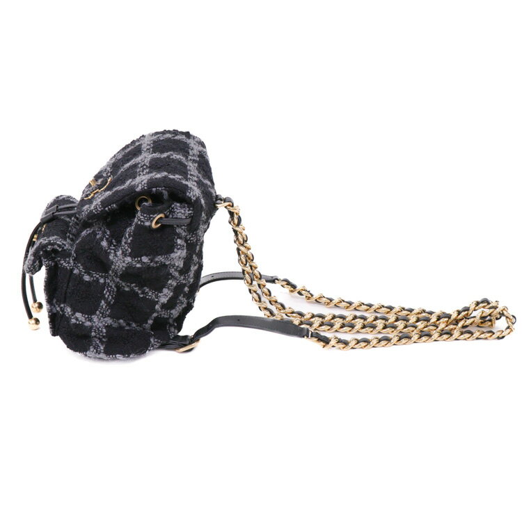 【美品】CHANEL シャネル ファブリック バックパック リュック AS3615 B09679 NJ60...