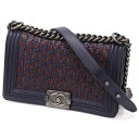 【美品】 CHANEL シャネル ボーイシャネル チェーンショルダー レディースバッグ クロスボディーバッグ ショルダーバッグ A67086 レザーメッシュ カ...