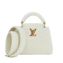 【美品】LOUIS VUITTON ルイヴィトン カプシーヌ BB ムートン ハンドバッグ 2way ショルダーバッグ M21089 シアリング 羊革 トリヨン...