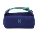 【美品】 HERMES エルメス ブリッド ア ブラックPM ポーチ アクセサリーポーチ レディースバッグ ハンドバッグ トワルアッシュ シルバー金具 ブルーマ...