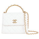 【極美品】 CHANEL MINI TOPHANDLE FAKE PEARL CHAIN SHOULDER BAG AP3513 シャネル レディースバッグ ミ...