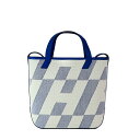 【新品同様】HERMES エルメス Hアンビエ 27 PM トートバッグ ショルダーバッグ U刻 トワルキャンバス スイフト エクリュブルー ホワイト レディー...