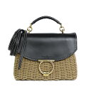 Salvatore Ferragamo サルヴァトーレ フェラガモ ガンチーニ ストローバッグ トップハンドル ハンドバッグ 2way ショルダーバッグ GG2...