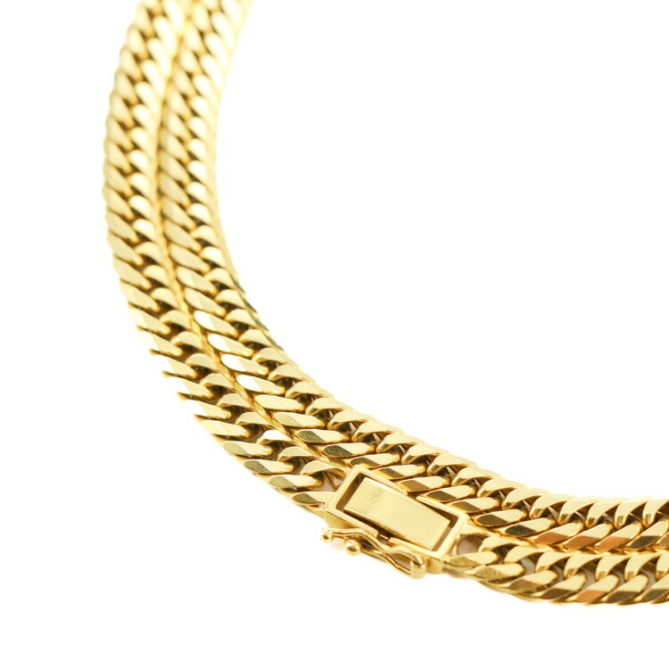 【中古】 喜平ダブル6面ネックレス...