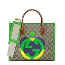 【美品】GUCCI グッチ 限定品 GGスプリーム インターロッキングG トートバッグ 2way ショルダーバッグ 680956 コーティングキャンバス レザー...