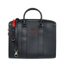 【美品】Christian Louboutin クリスチャンルブタン ストリートウォール ブリーフケース ビジネスバッグ 2way ショルダーバッグ 11850...