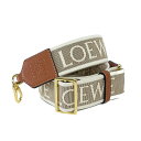 【極美品】LOEWE ロエベ アナグラム ストラップ バッグ用ショルダーストラップ C073T87X01 ジャガード カーフスキン ナチュラル タン バッグ用ア...