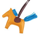 【未使用品】HERMES エルメス バッグチャーム ロデオ PM アニョーミロ ジョーヌドール ブルーザンジバル ルージュアッシュ A刻 バッグ用アクセサリー ...