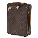 【極美品】LOUIS VUITTON ルイ ヴィトン ペガス55 NM M20213 モノグラム ブラウン 機内持込可能サイズ トランク キャリーケース スーツ...