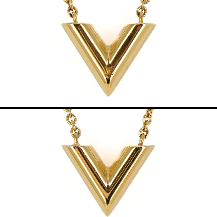 【中古】ルイヴィトン エッセンシャルV ネックレス レディースアクセサリー M61083 メッキ ゴールド 5031615M