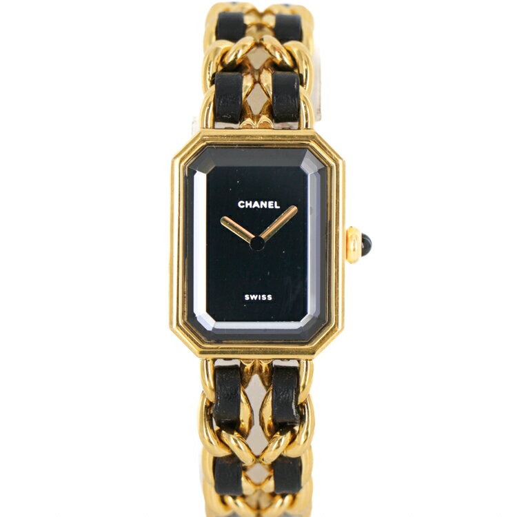【中古】CHANEL シャネル プルミエールМ ヴィンテージ レディース腕時計 H0001 GP ...