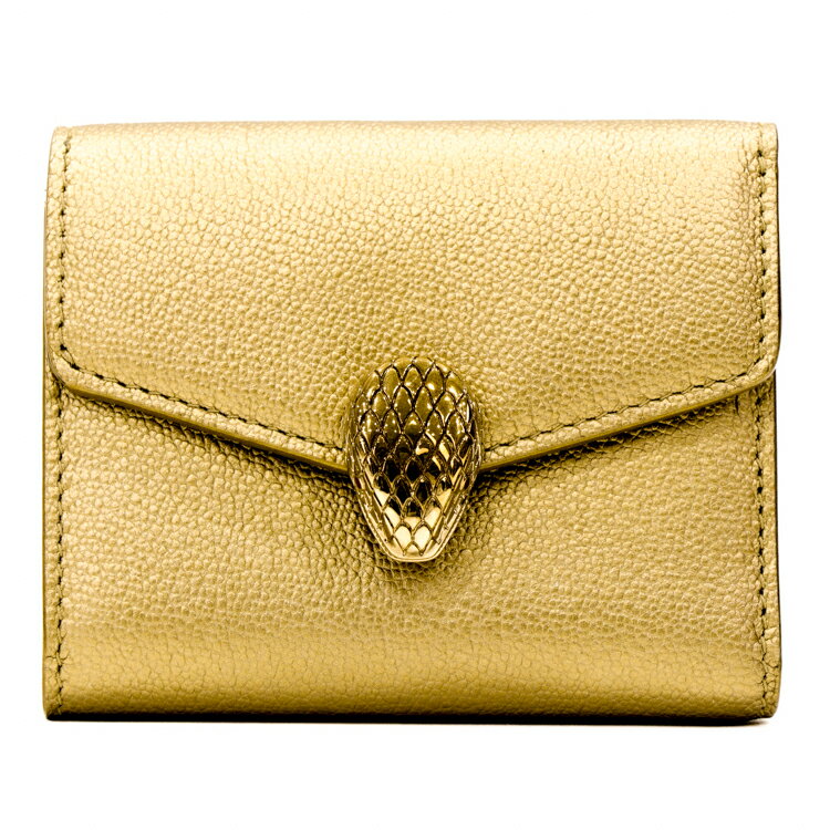 【極美品】BVLGARI セルペンティ フォーエバー レディース財布 三つ折り コンパク...