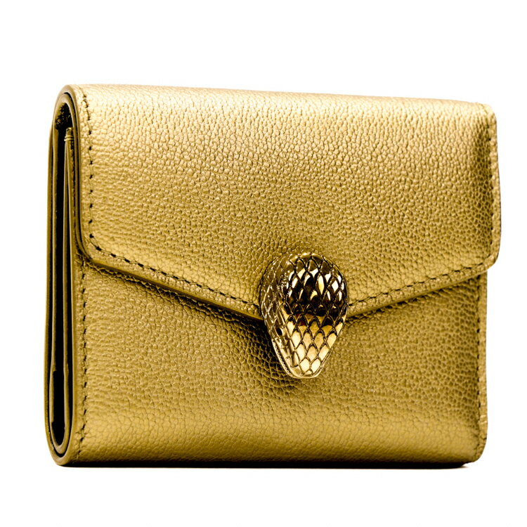 【極美品】BVLGARI セルペンティ フォーエバー レディース財布 三つ折り コンパク...