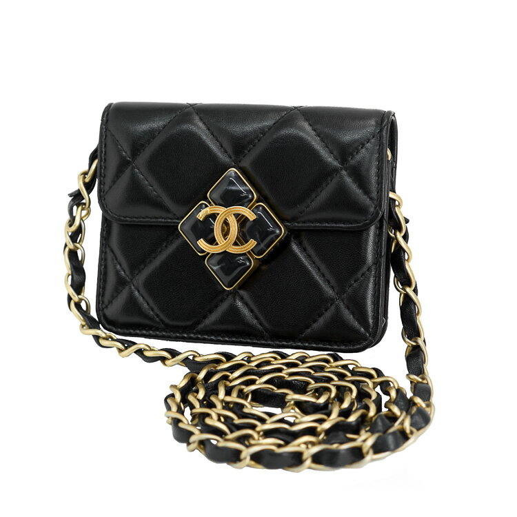 【中古】CHANEL ココマーク 31番台 マトラッセ ミニチェーンショルダー レディース...