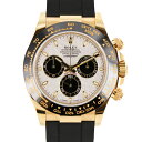 【中古】ROLEX コスモグラフ デイトナ メテオライト クロノグラフ メンズ腕時計 116518LN METEO Au750 YGゴールド セラミック ラバー...