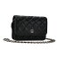 【極美品】CHANEL マトラッセ ミニ チェーンウォレット ショルダーバッグ AP1649 2021年 キャビアスキン レザー ブラック ブランドバッグ 5451435JS【中古】