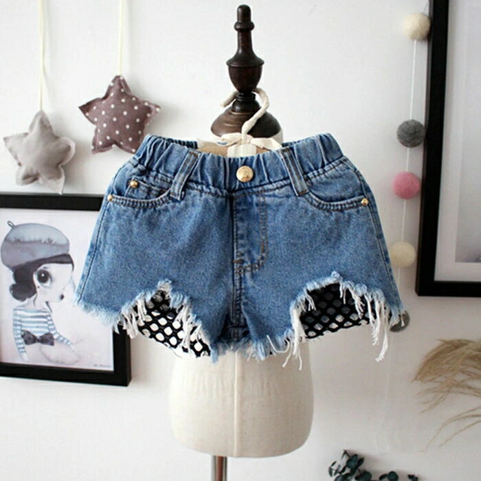 送料無料 ジーンズ 女の子 ショートパンツ 韓国子供服 ショートパンツ デニムパンツ ボトムス パンツ 夏 子供服 キッズショートパンツ デニム 子供 こども 子どもジーンズ パンツ デニムパンツ カジュアル デニム パンツ100/110/120/130/140/150cm