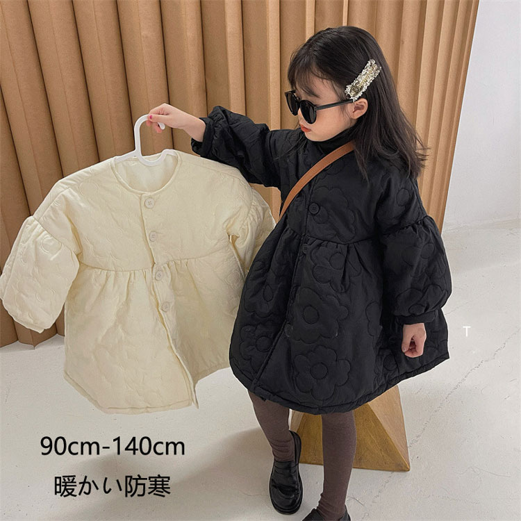 【送料無料】 中綿コート キッズ アウター ロング ジャンパー 子供服 女の子 冬服 ロングコート中綿ジャケット 防寒 アウター 雪遊び 軽量 厚手 通学 防寒...