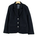 ピンクラテ 卒業式 入学式 フォーマルスーツ ジャケット 学院風 キッズ 女の子用 S160サイズ 黒 PINK-latte 【中古】(4)