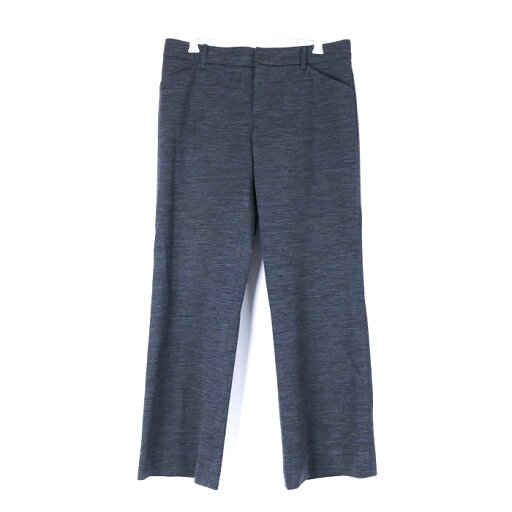 ダナキャラン ロングパンツ ストレッチパンツ ウール混 ストレート ボトムス レディース 6サイズ グレー Donna Karan 【中古】 ダナキャラン ロングパンツ ストレッチパンツ ウール混 ストレート ボトムス レディース 6サイズ グレー Donna Karan 【中古】
