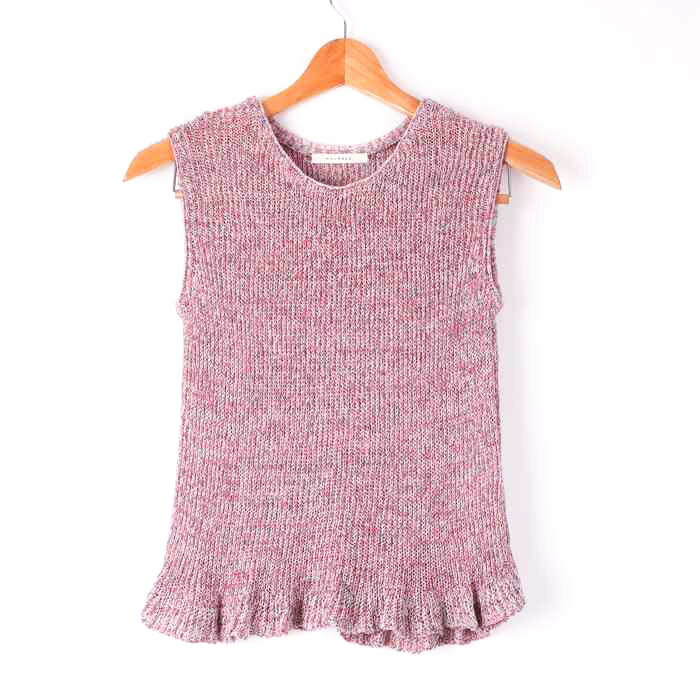 マカフィー リネン ノースリーブプルオーバー リネン混 トップス M相当 トゥモローランド レディース ..