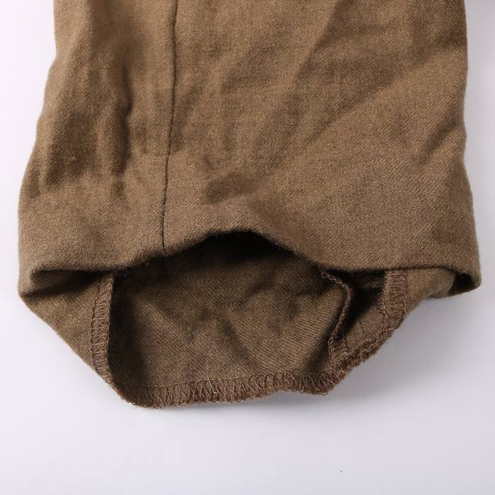 ユナイテッドアローズ グリーンレーベルリラクシング ロングパンツ ストレッチ ウール混 レディース 36サイズ ブラウン UNITED ARROWS 【中古】