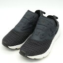 【4/20 11:00から 50%OFFクーポン】リーボック スニーカー スリッポン FURYLITE SLIP-ON ARCH BD1583 メンズ シューズ 靴 レディース 25cmサイズ ブラック Reebok 【中古】