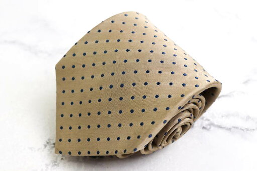 チェスターバリー ブランド ネクタイ 総柄 ドット シルク メンズ ベージュ CHESTER BARRIE イギリス高級紳士服ブランド 【中古】 チェスターバリー ブランド ネクタイ 総柄 ドット シルク メンズ ベージュ CHESTER BARRIE イギリス高級紳士服ブランド 【中古】