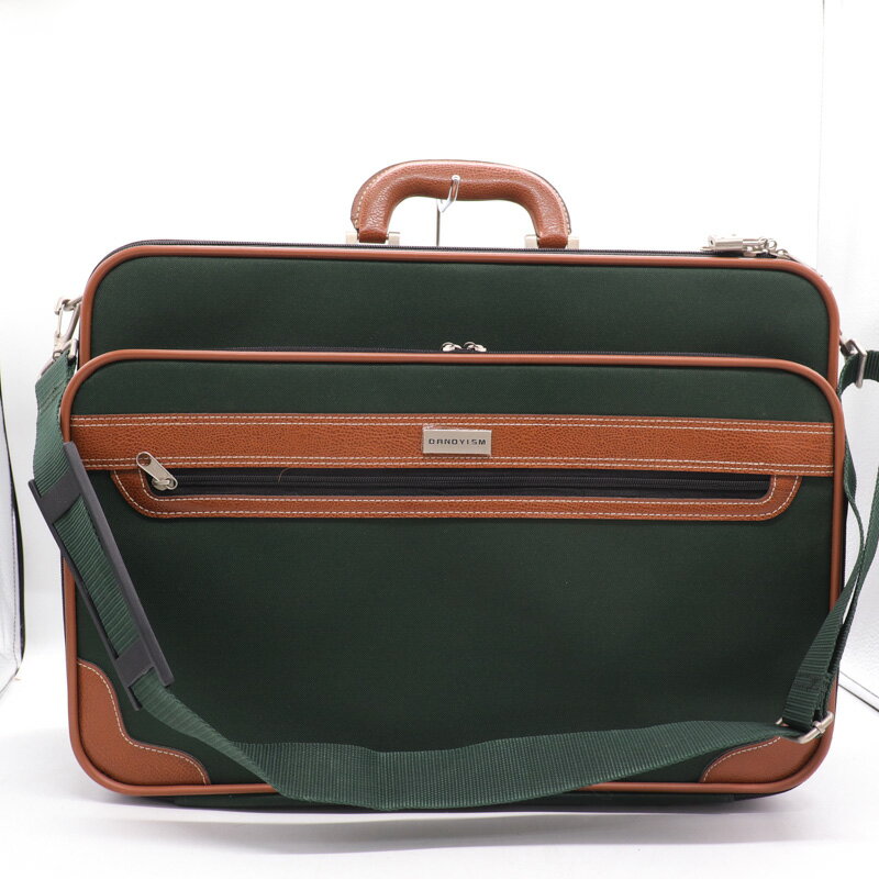 ダンディズム ビジネスバッグ 2way ショルダーバッグ PC収納可 斜め掛け ブランド 鞄 メンズ グリーン ..