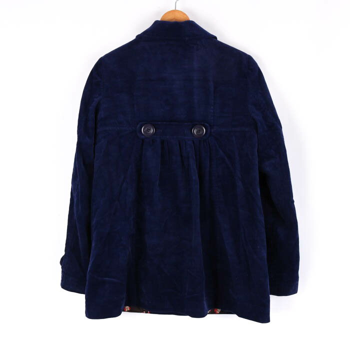 アイアイエムケー カバーオール ブルゾン ジャケット ストレッチ アウター レディース 40サイズ ネイビー iiMK 【中古】